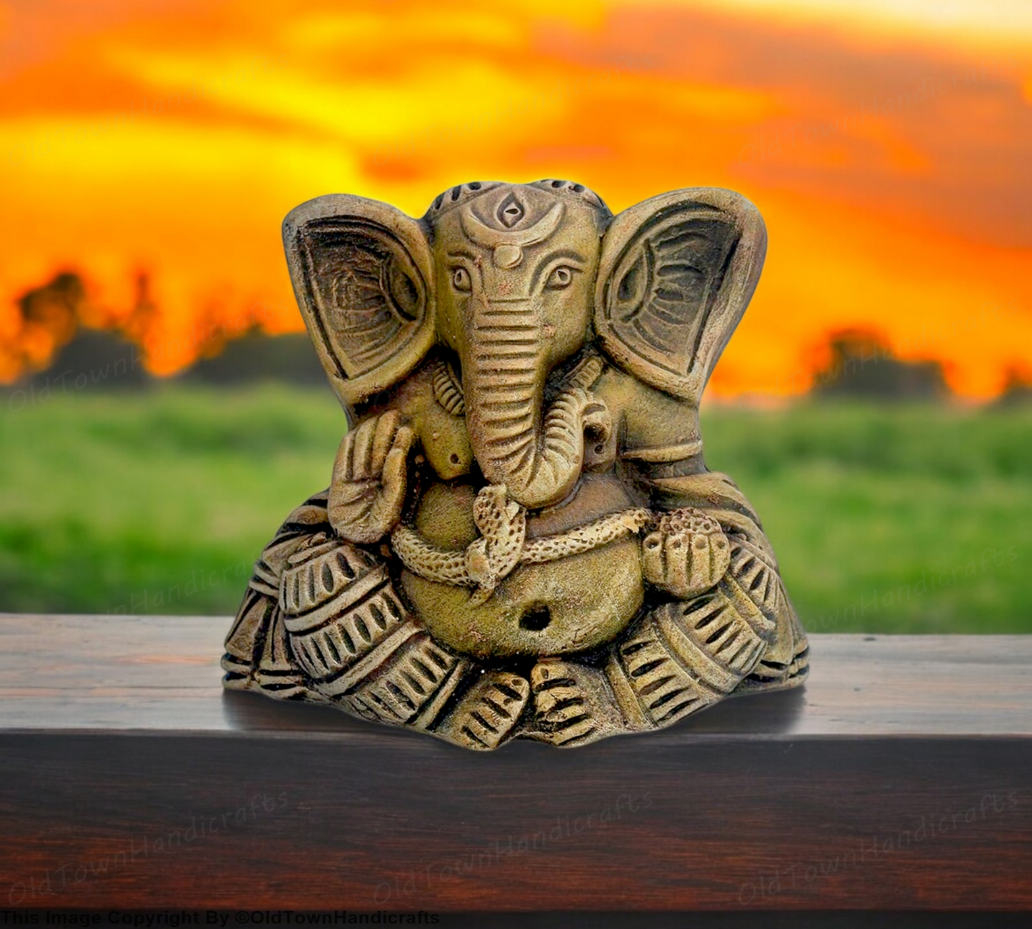 Handcrafted 5-Inch Terracotta Ganesha Unique Home Decor Gift Item