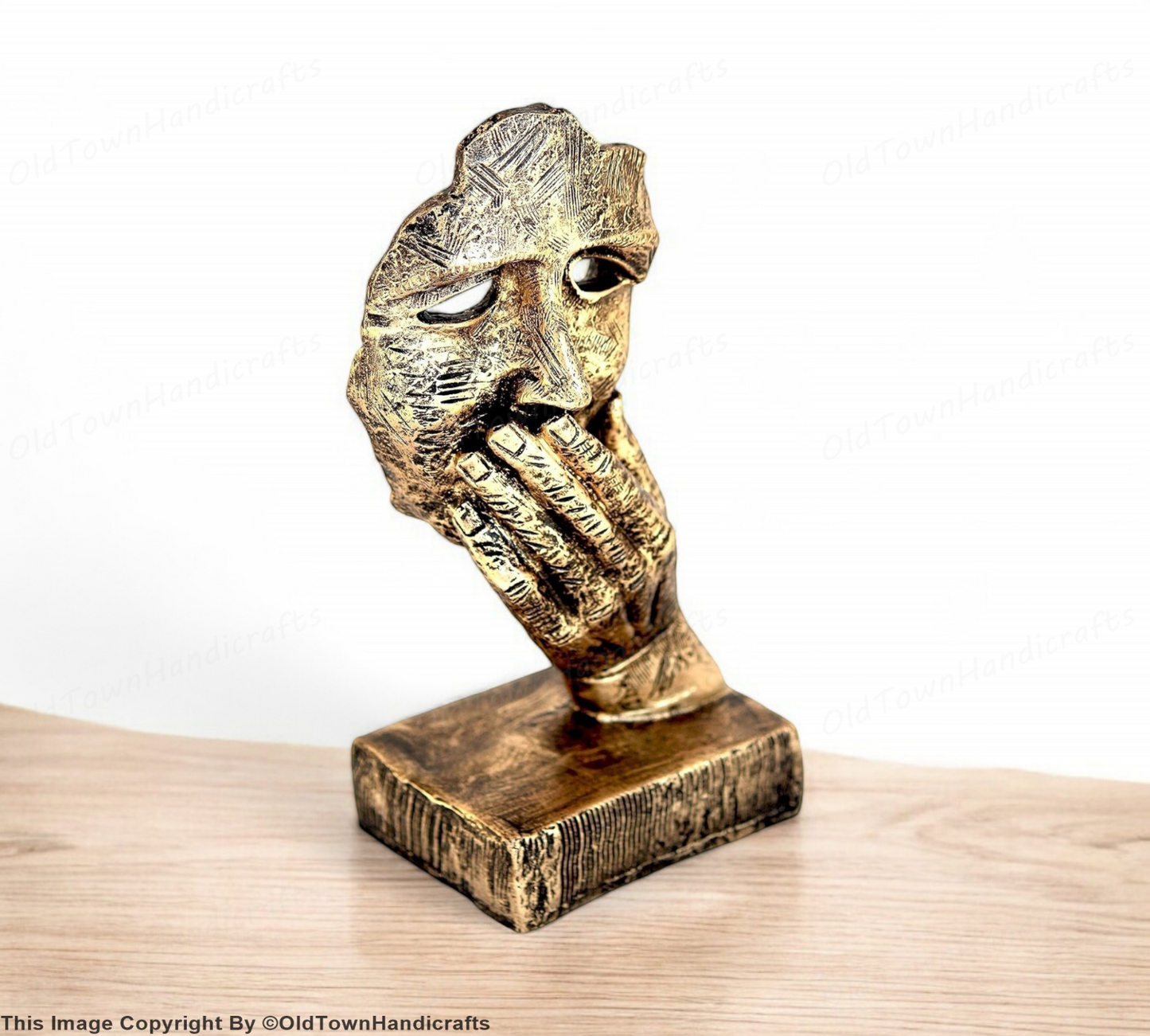 Handcrafted Human Face Figurine Decorative Showpiece for Home & Office Decor