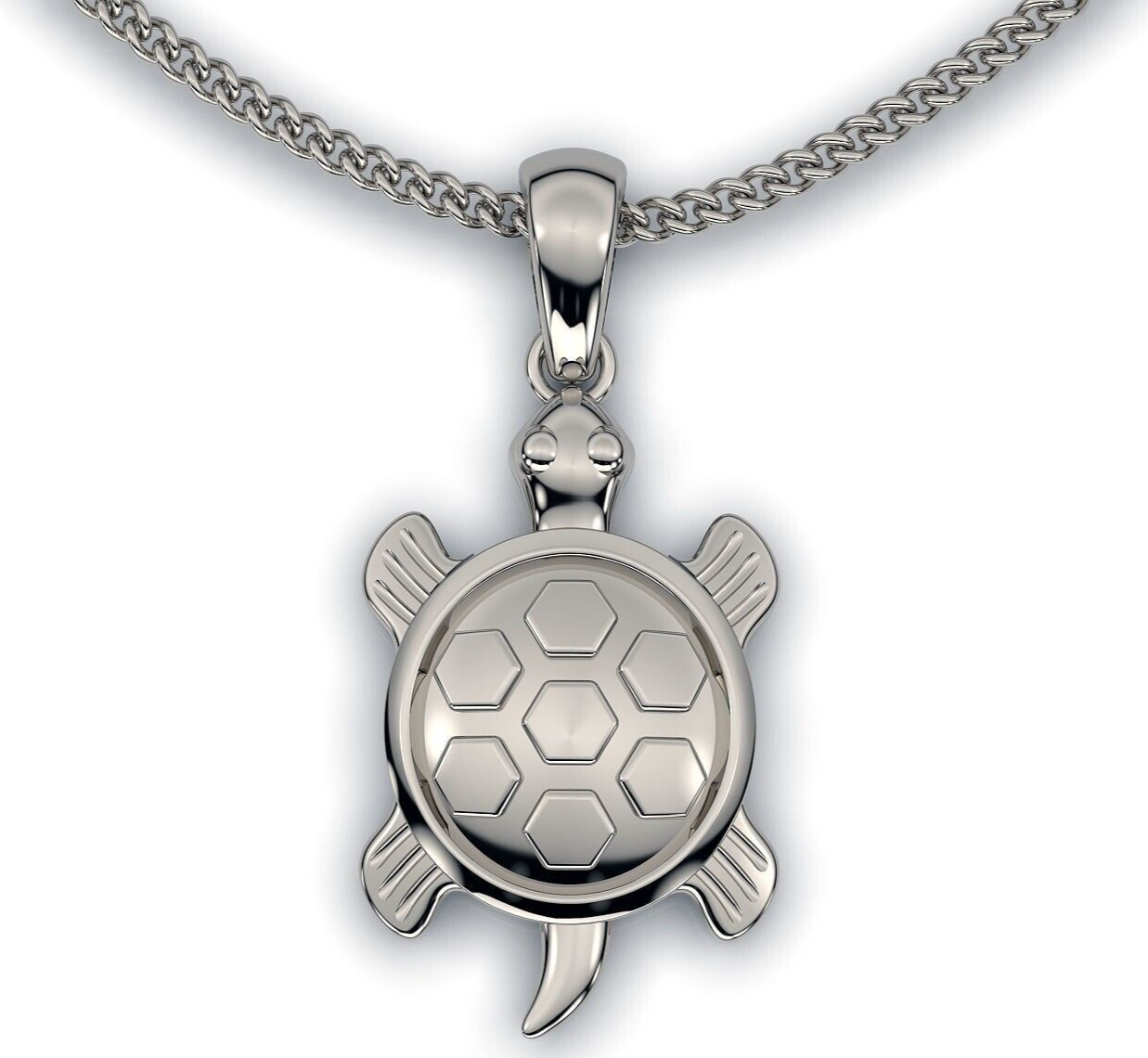 Tortoise Necklace 925 Sterling Silver Turtle Pendant Jewelry Gift For Women Men