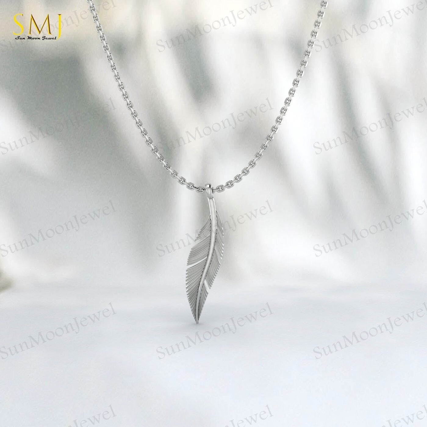 Fine Silver Wing Pendant Mens Wing Necklace Gold Feather Pendant Leaf Necklace