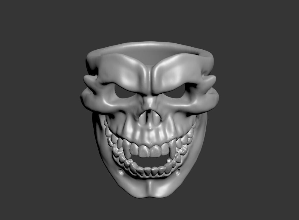 925 Silver Skull Ring Solid Gothic Biker Ring For Men Women Gift Ring Us5~ 15
