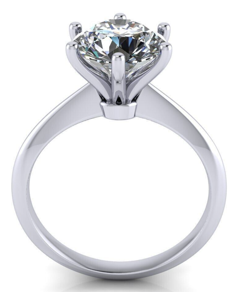 Silver Moissanite Vintage Art Deco Engagement Ring Couple Ring Jewelry Us5~ 15
