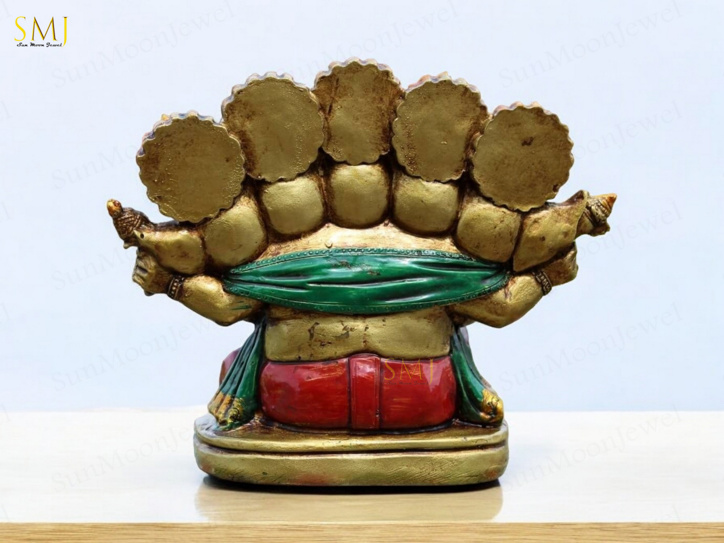 Panchmukhi Ganesha Statue Ganesha Five Faced Hindu Decor Elephant God Home Decor