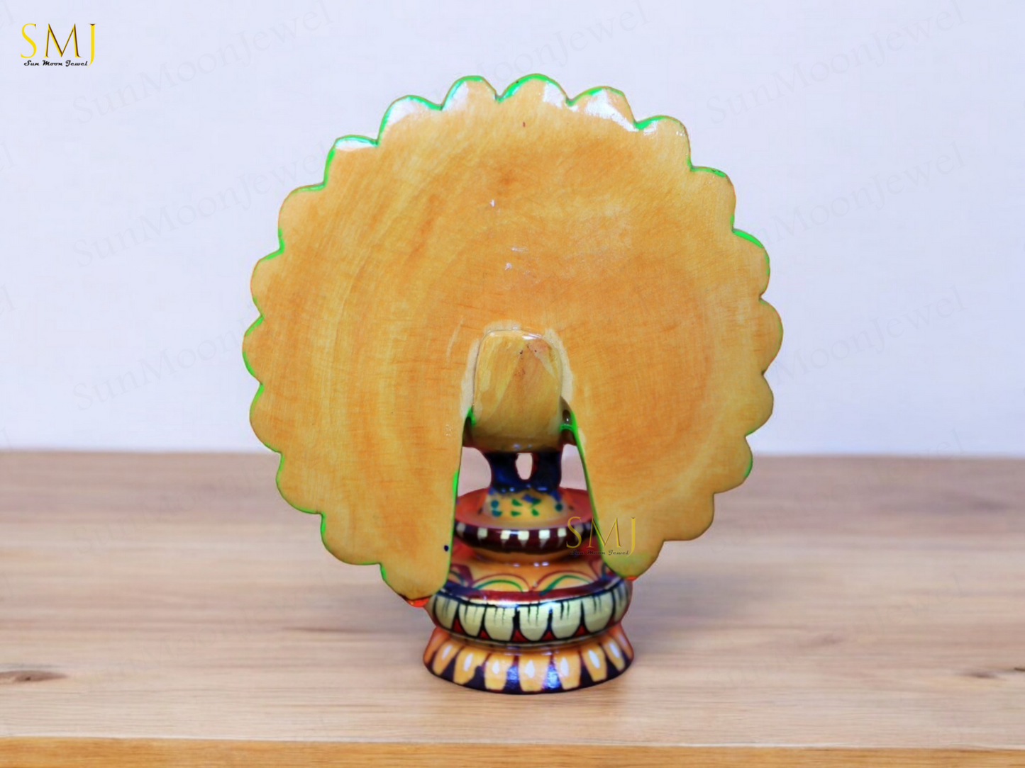 Peacock Hand Painted National Bird Peacock Statue Decoration Altar Peacock Gift