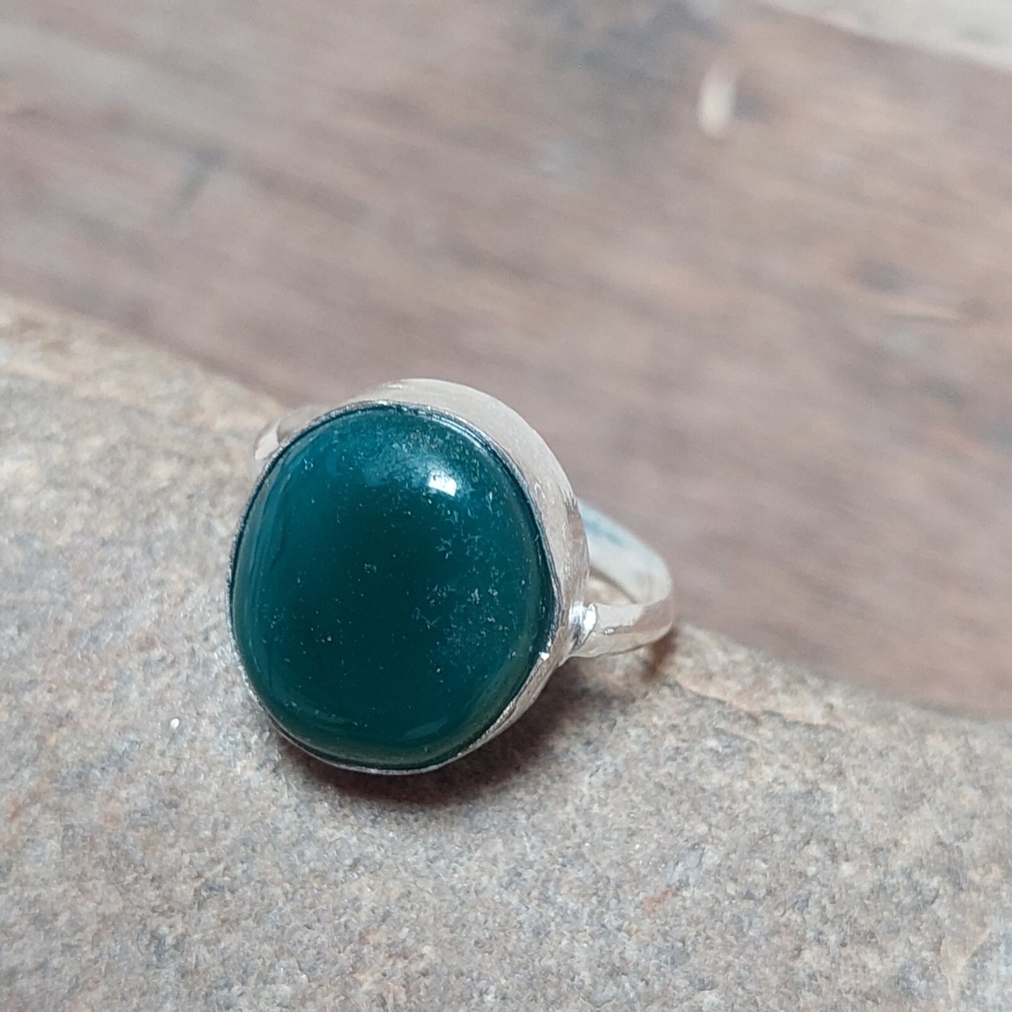 Green Onyx Ring,Statement Ring,925 Sterling Silver Handmade Ring,Gift For Her