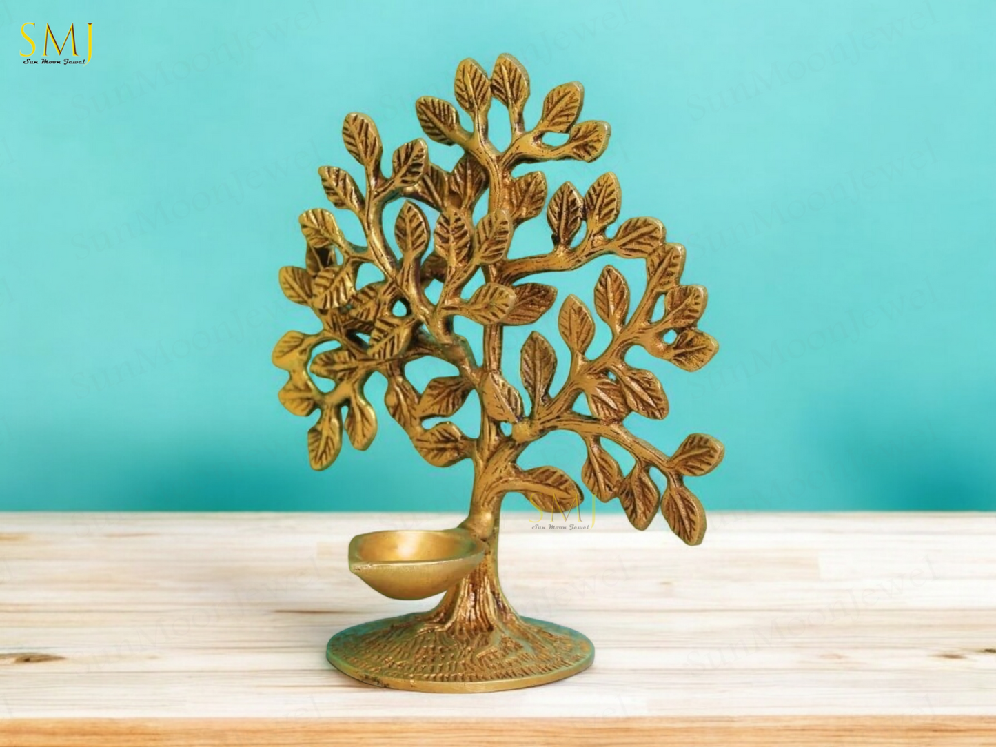 Brass Tree Diya Multiple Tree Diya Holders Tree Diya Wall Hanging Indian Decor