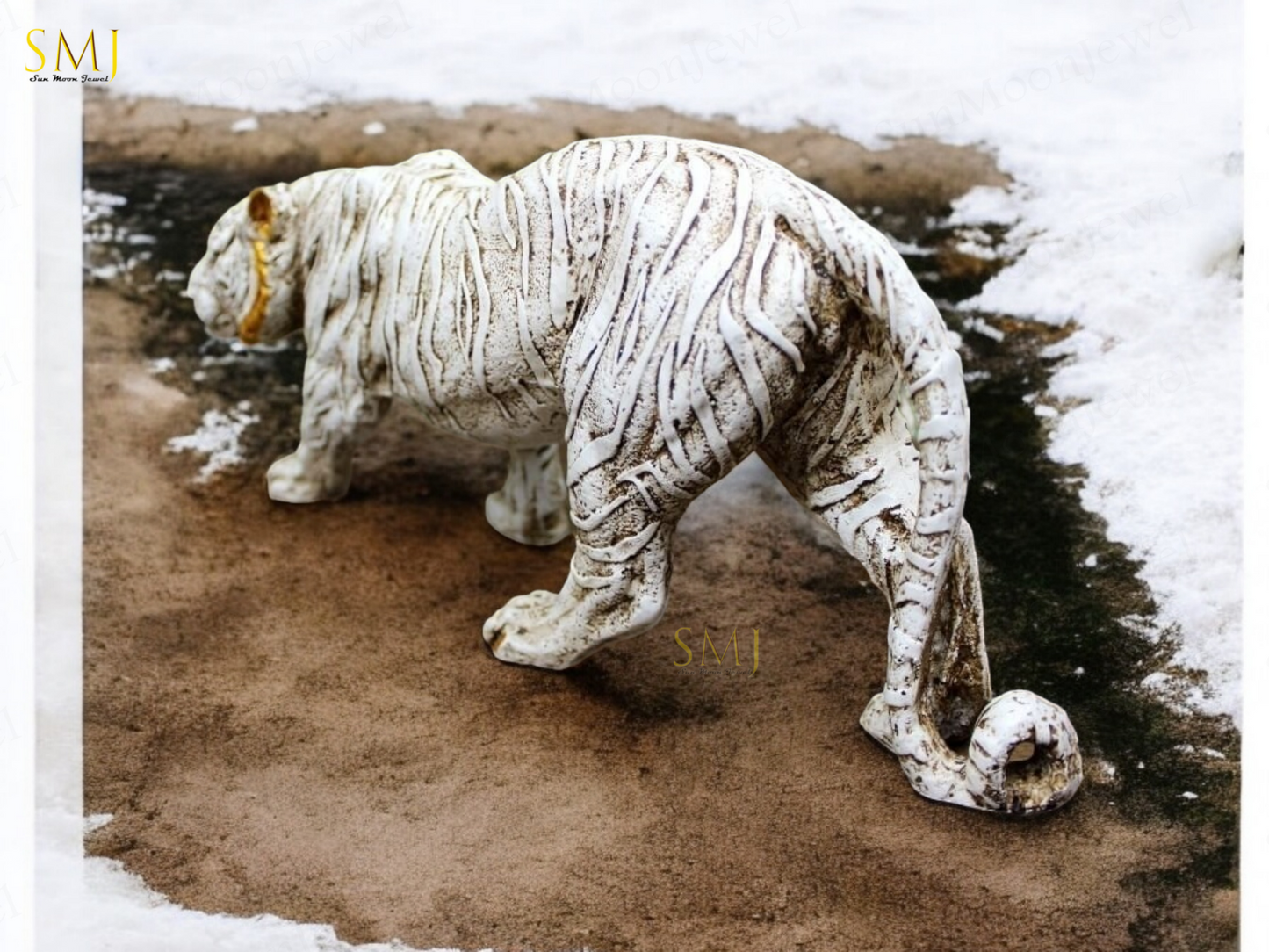 Walking Tiger Home Decor Showpiece Walking Tiger Sculpture Walking Tiger Statue