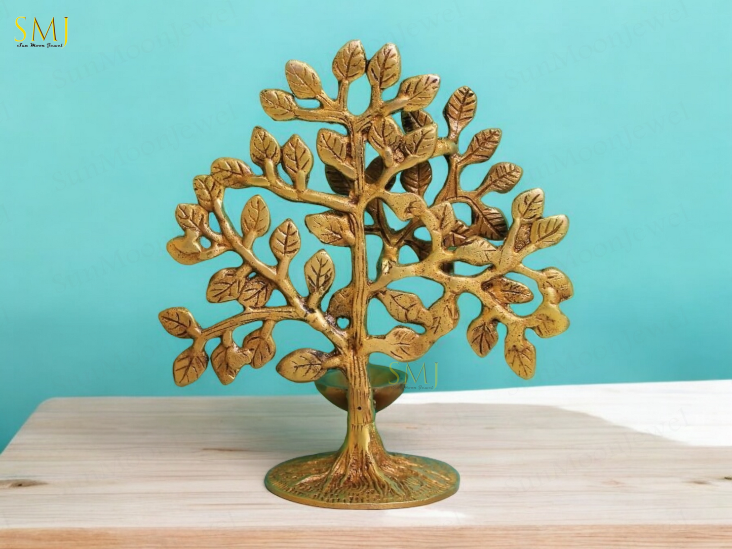 Brass Tree Diya Multiple Tree Diya Holders Tree Diya Wall Hanging Indian Decor