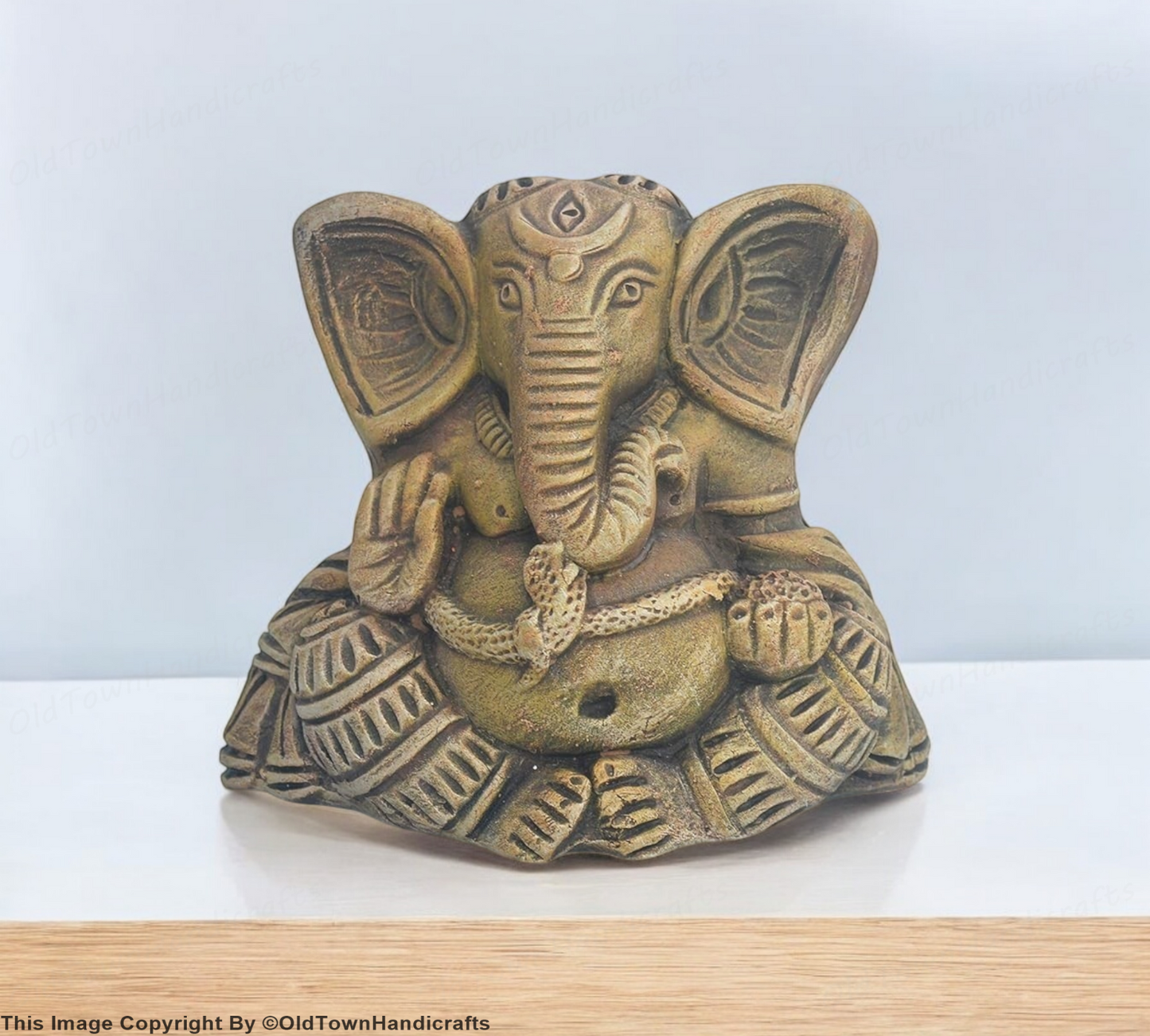 Handcrafted 5-Inch Terracotta Ganesha Unique Home Decor Gift Item