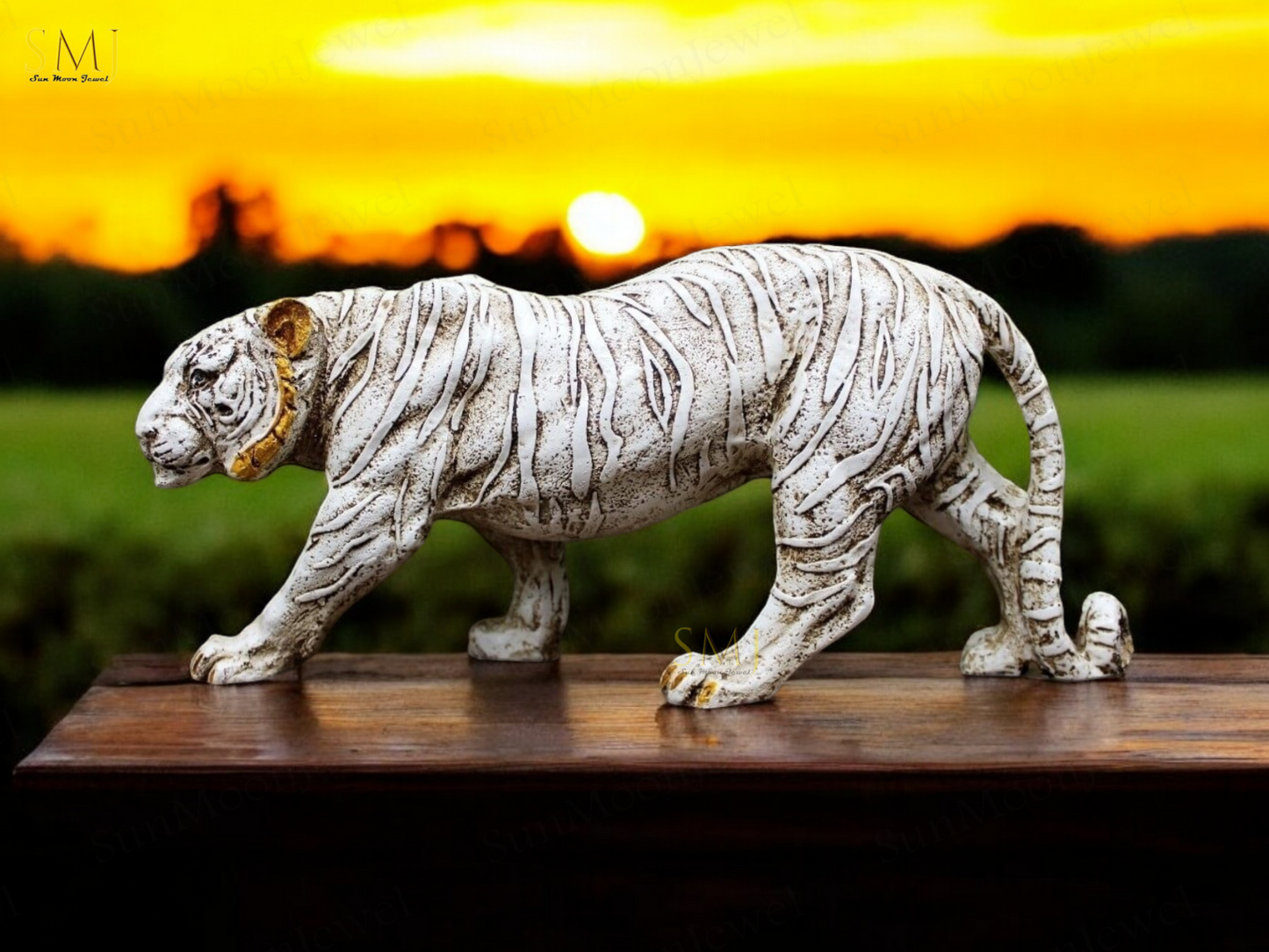 Walking Tiger Home Decor Showpiece Walking Tiger Sculpture Walking Tiger Statue