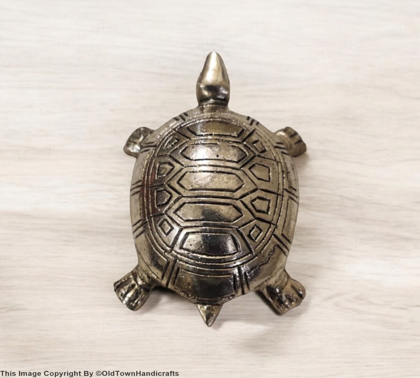 Brass Tortoise Good Luck Vastu Showpiece Handcrafted Decor Gift for Success