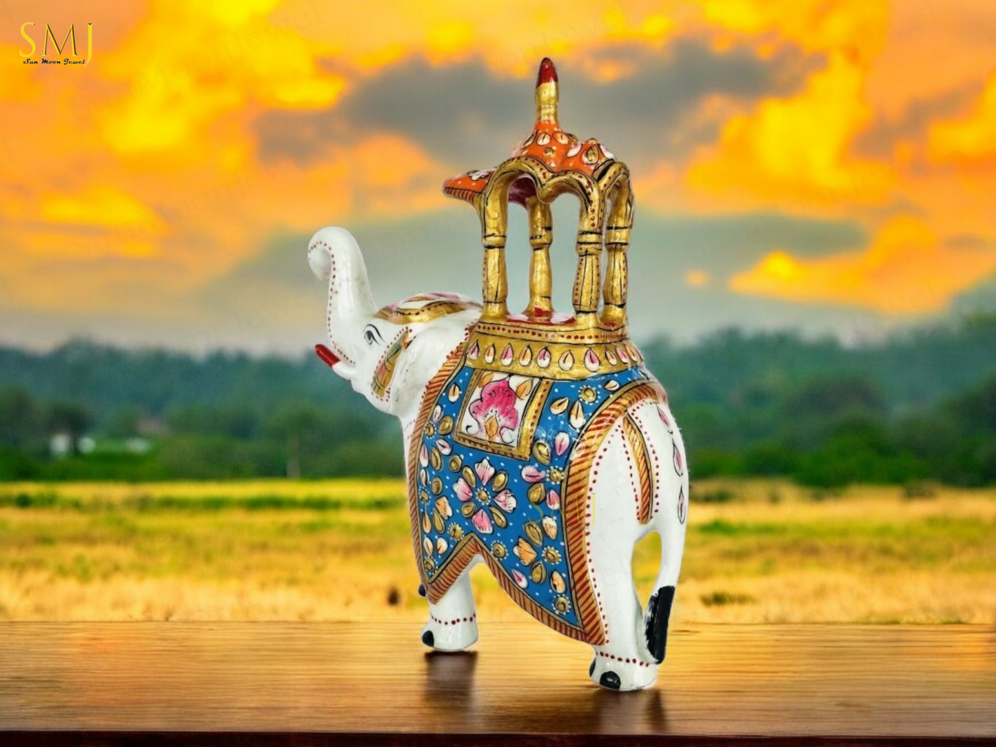Ambabari Elephant Statue Ambabari Elephant Decorative Statue Handicraft Sculptur