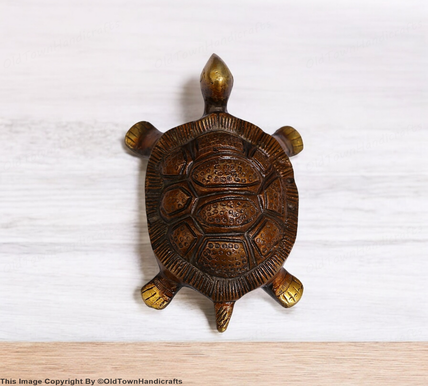 Brass Turtle Vaastu Feng Shui Antique Look tortoises Decorative Handicraft Gift