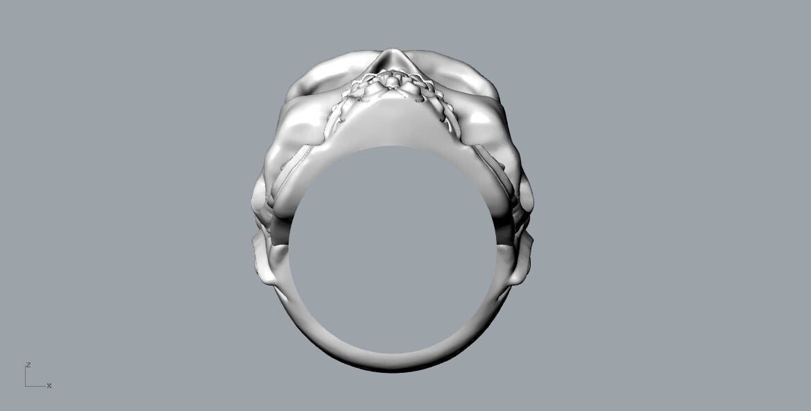 925 Sterling Silver Biker Skull Ring Gothic Rider US5-15 Fashion Jewelry For Men