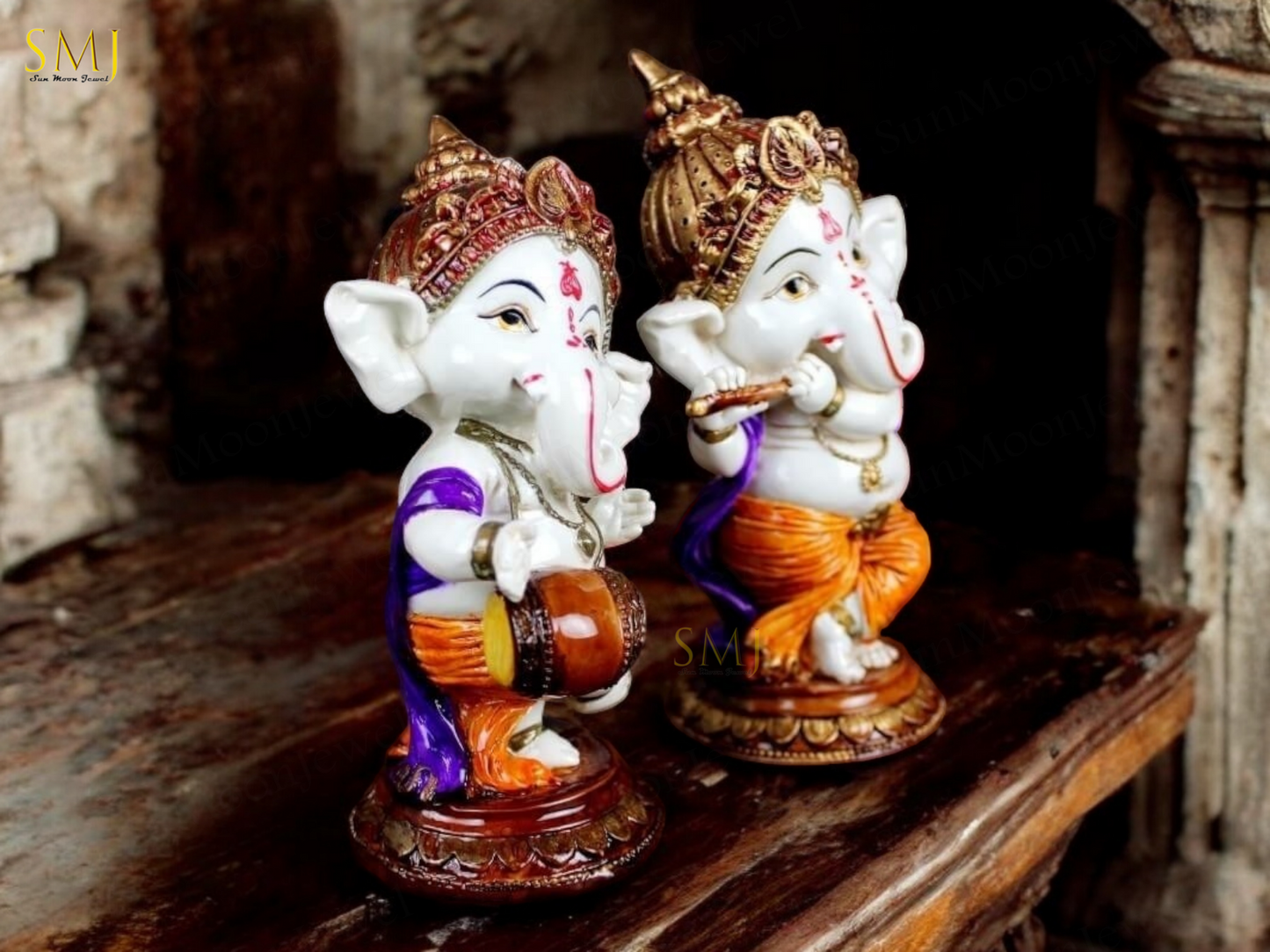 Dancing Ganesha Statues 6Inch Ganesh Indian God Idol Ganesha for Home Decor Gift
