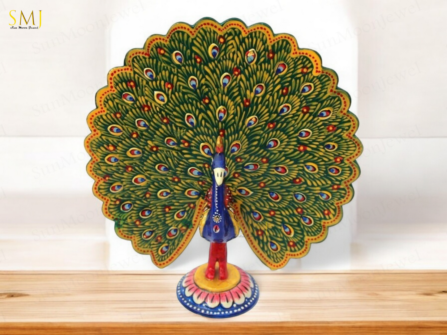 Dancing Peacock Home Decor Office Dancing Peacock Statue Dancing Peacock Gift