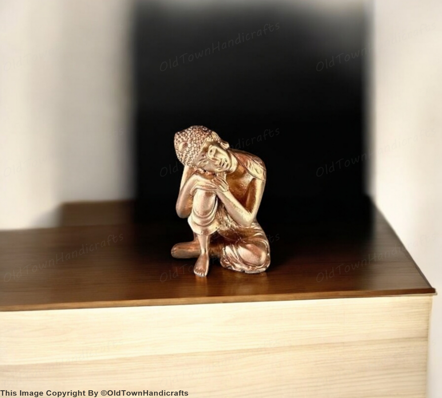 Buddha Resting Idol | Decorative Spiritual Showpiece for Home & Office Decor