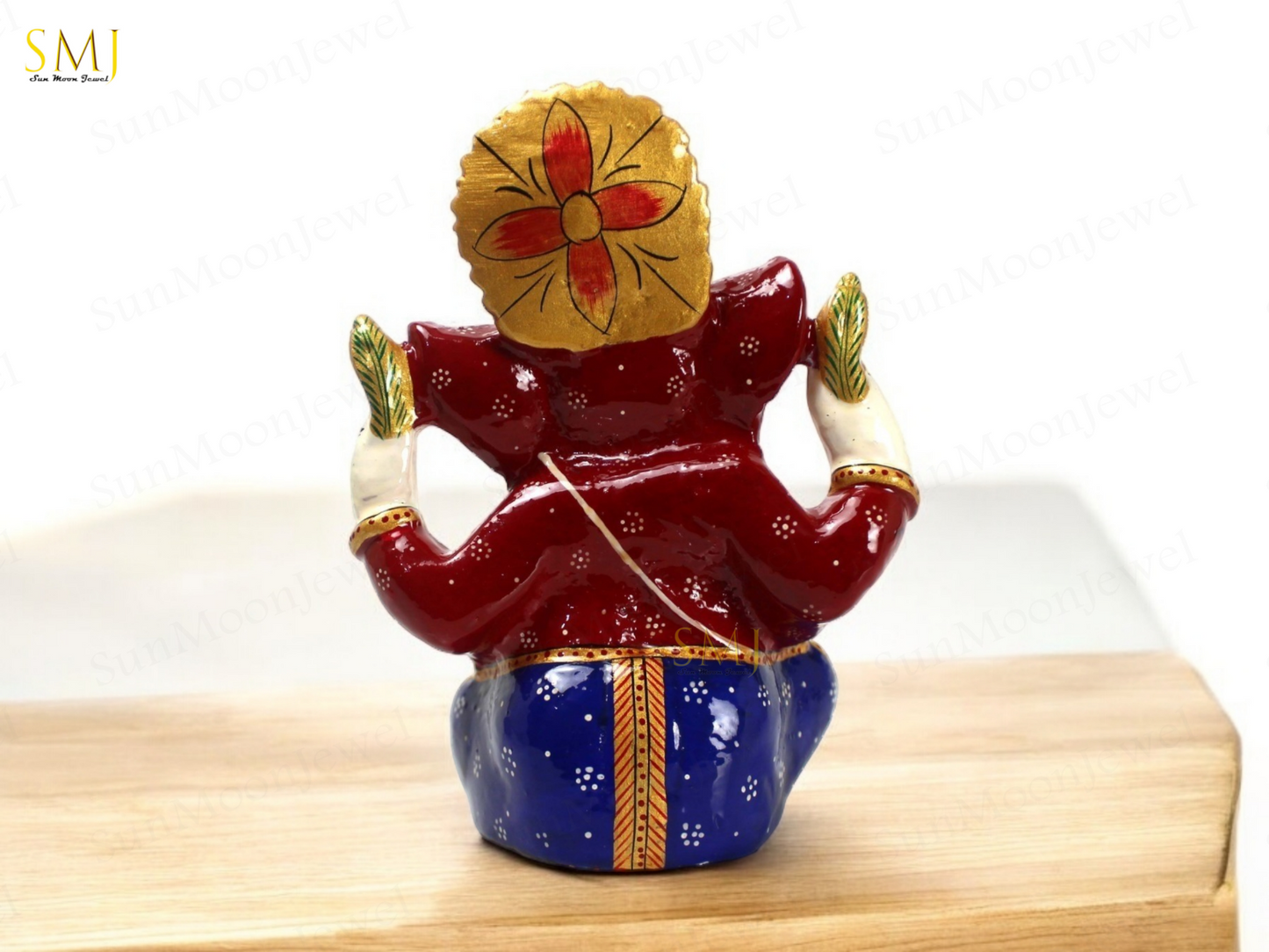 Pagdi Ganesha Statue Pagdi Ganesh Handpainted Ganesha for Home, Office & Gifts
