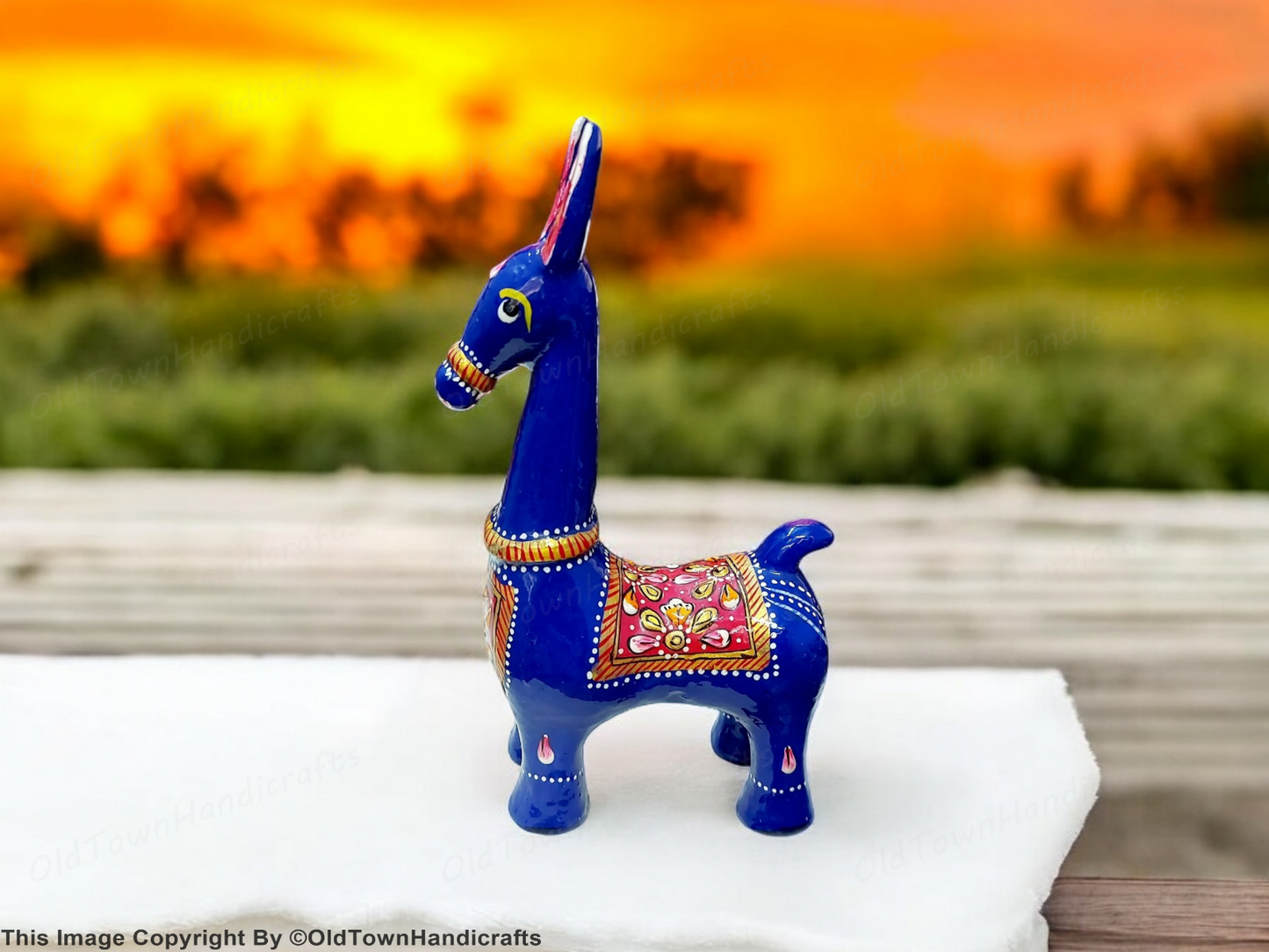 Handcrafted 3" Bankura Horse Statue Rajasthani Art Decor | Unique Gift for Home