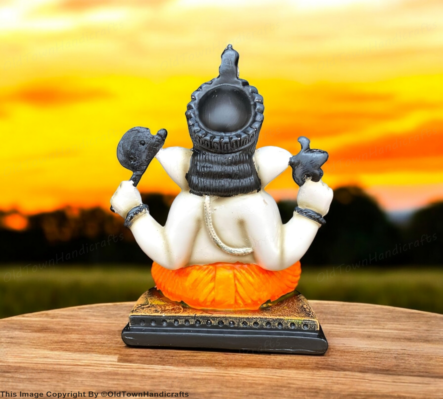 Ganesh Polyresin Lord Ganesha Idol Decorative Religious Showpiece for Home Decor