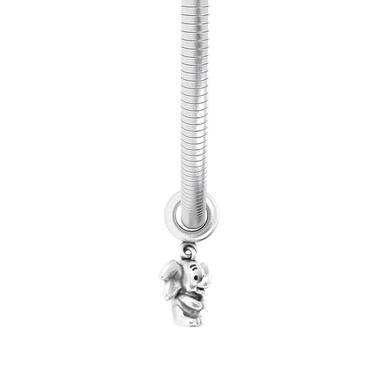 925 Silver Baby Elephant Charm Pendant Necklace Lucky Gift Home Baby Children