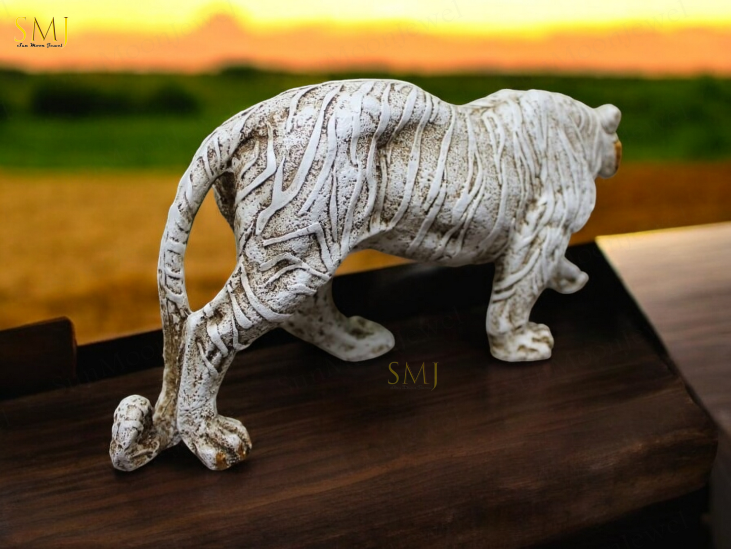 Walking Tiger Home Decor Showpiece Walking Tiger Sculpture Walking Tiger Statue