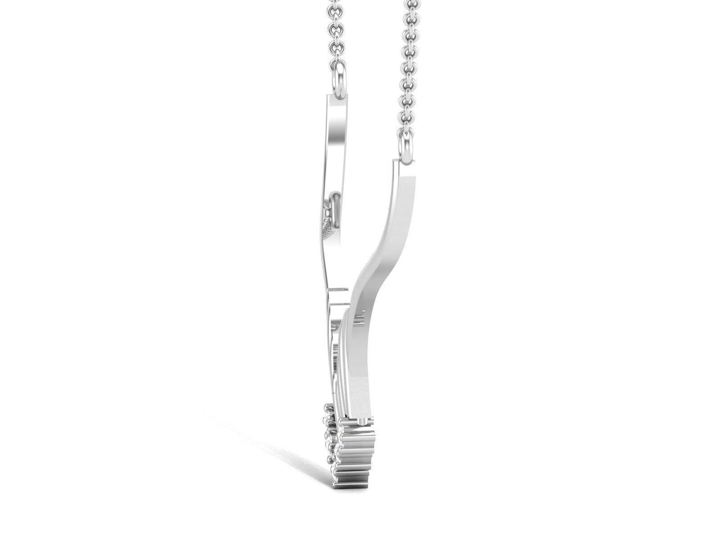 Silver Pendant Adjustable Necklace Gift For Girls Women Stylish Jewelry Occasion