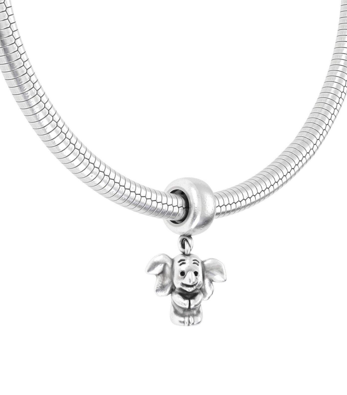 925 Silver Baby Elephant Charm Pendant Necklace Lucky Gift Home Baby Children