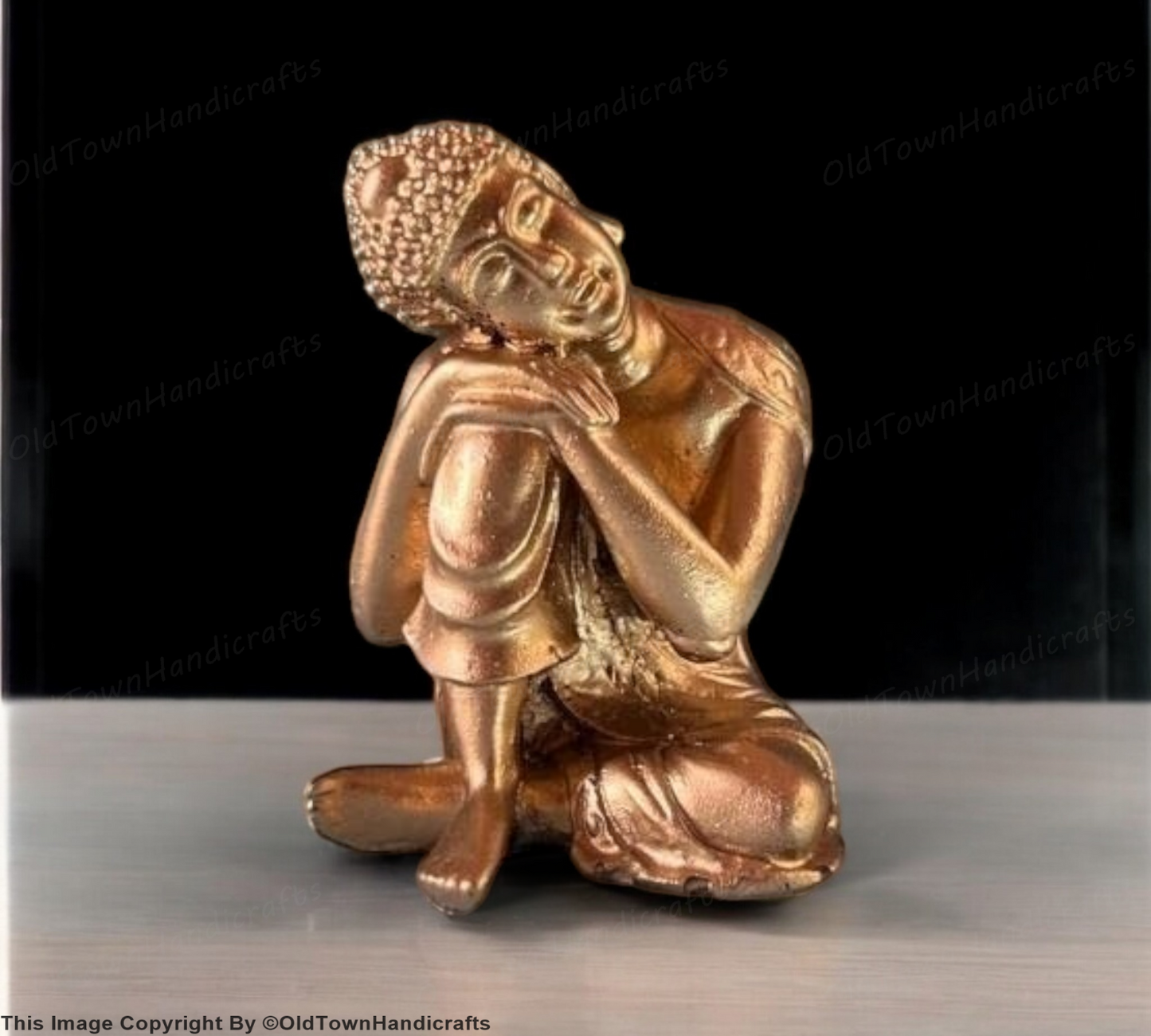 Buddha Resting Idol | Decorative Spiritual Showpiece for Home & Office Decor