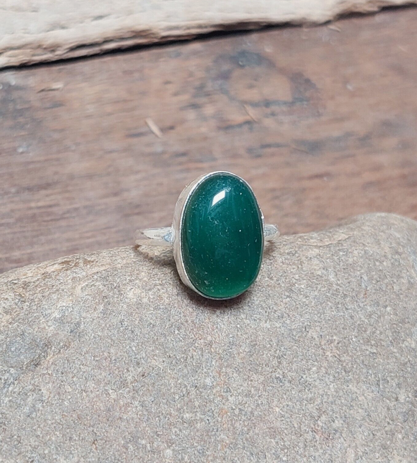 Green Onyx Designer Ring,925 Sterling Silver Ring,Dainty Rings,Gift For Her