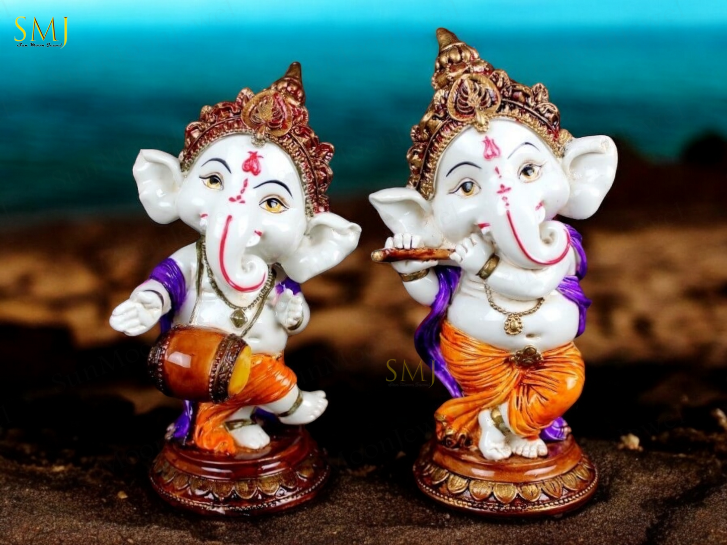 Dancing Ganesha Statues 6Inch Ganesh Indian God Idol Ganesha for Home Decor Gift