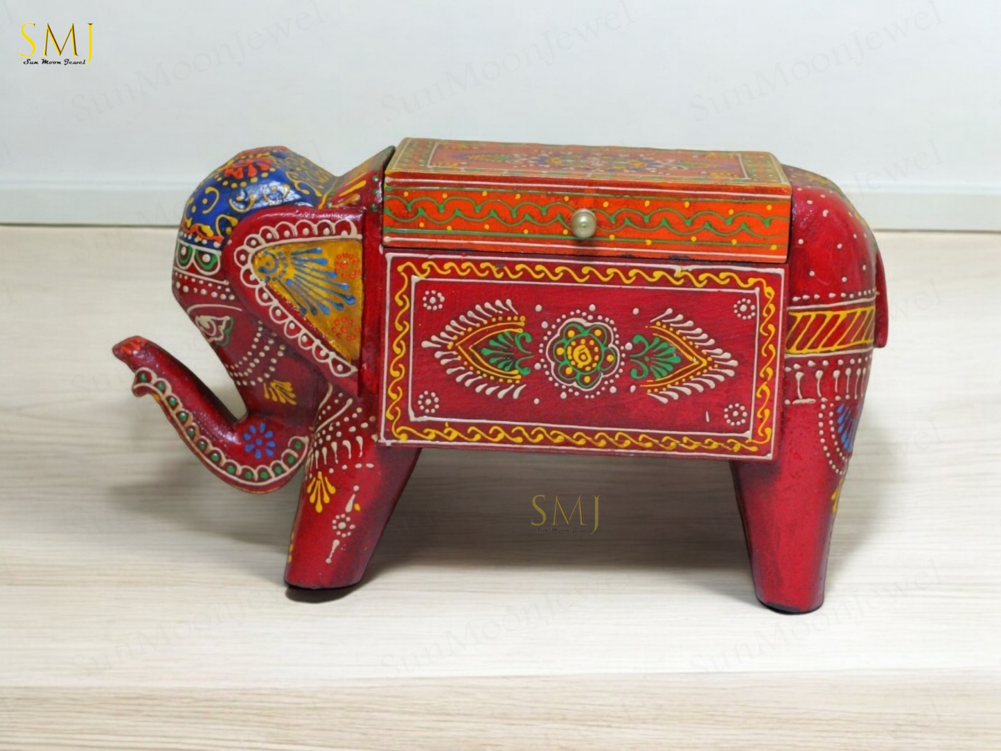 Elephant Gift Box Showpiece Elephant Animal for Home Decor & Rajasthani Decor