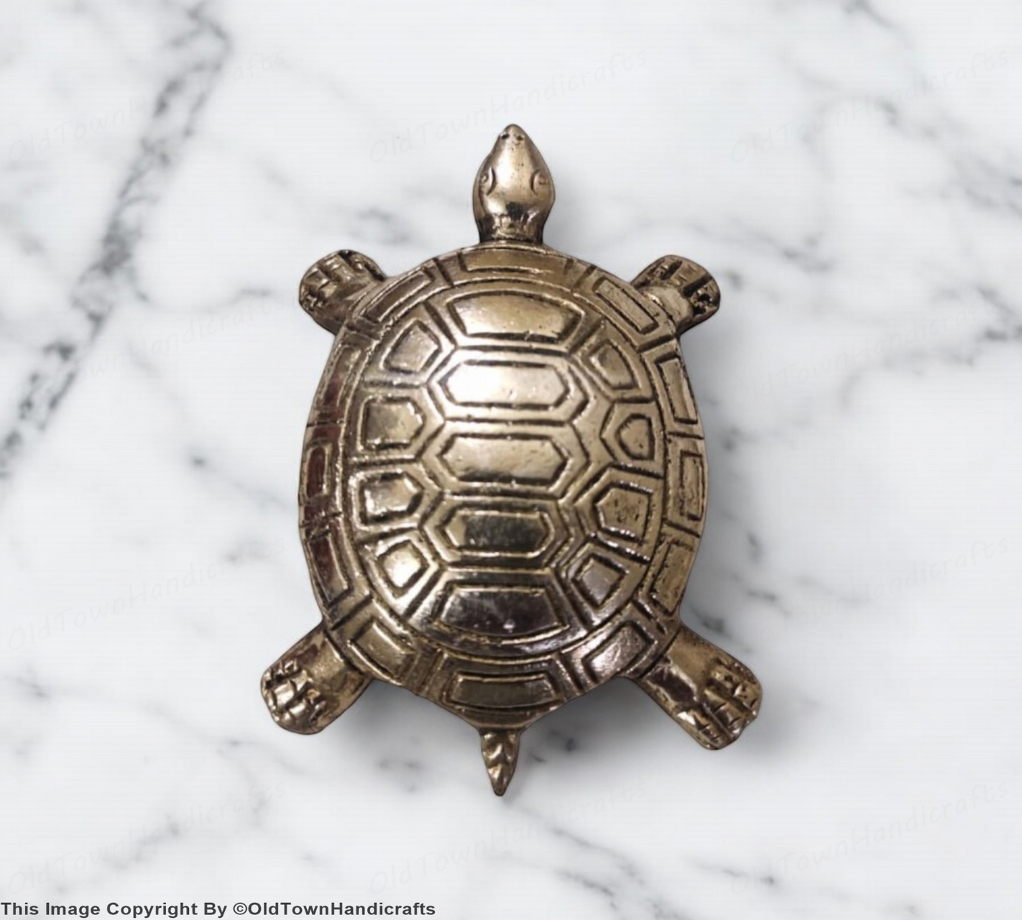 Brass Tortoise Good Luck Vastu Showpiece Handcrafted Decor Gift for Success