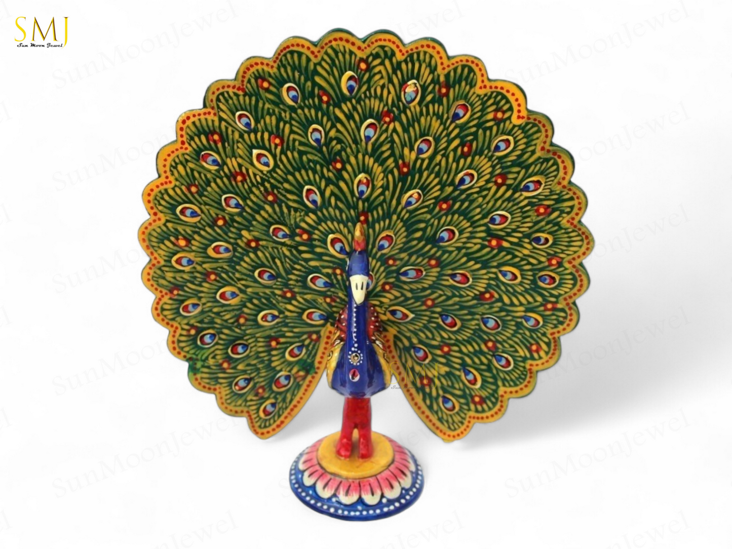 Dancing Peacock Home Decor Office Dancing Peacock Statue Dancing Peacock Gift