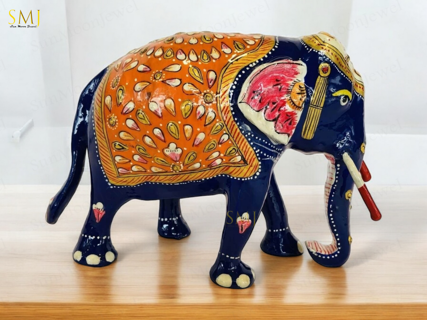 Trunk Down Elephant Trunk Down Elephant Statue Beautiful Indian Handicraft Gift