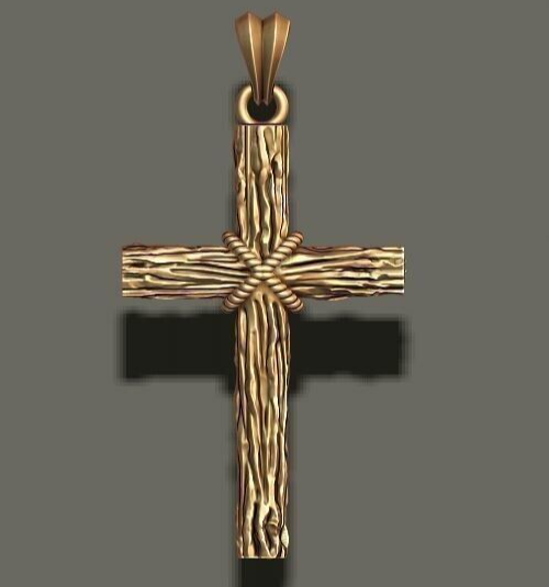 Classic Cross Pendant Brass Religious Jewelry Gift for Men Women Cross Necklace