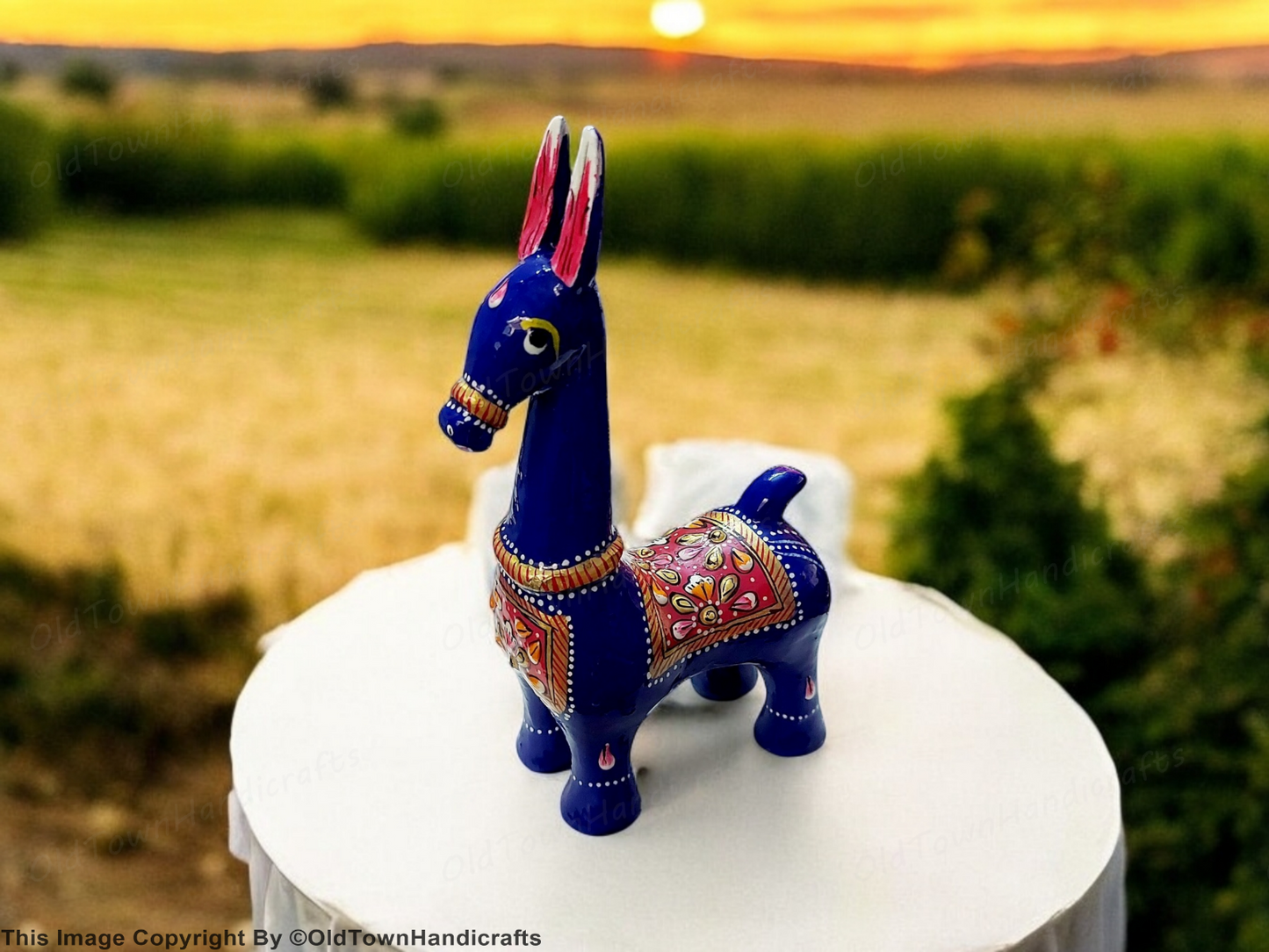 Handcrafted 3" Bankura Horse Statue Rajasthani Art Decor | Unique Gift for Home