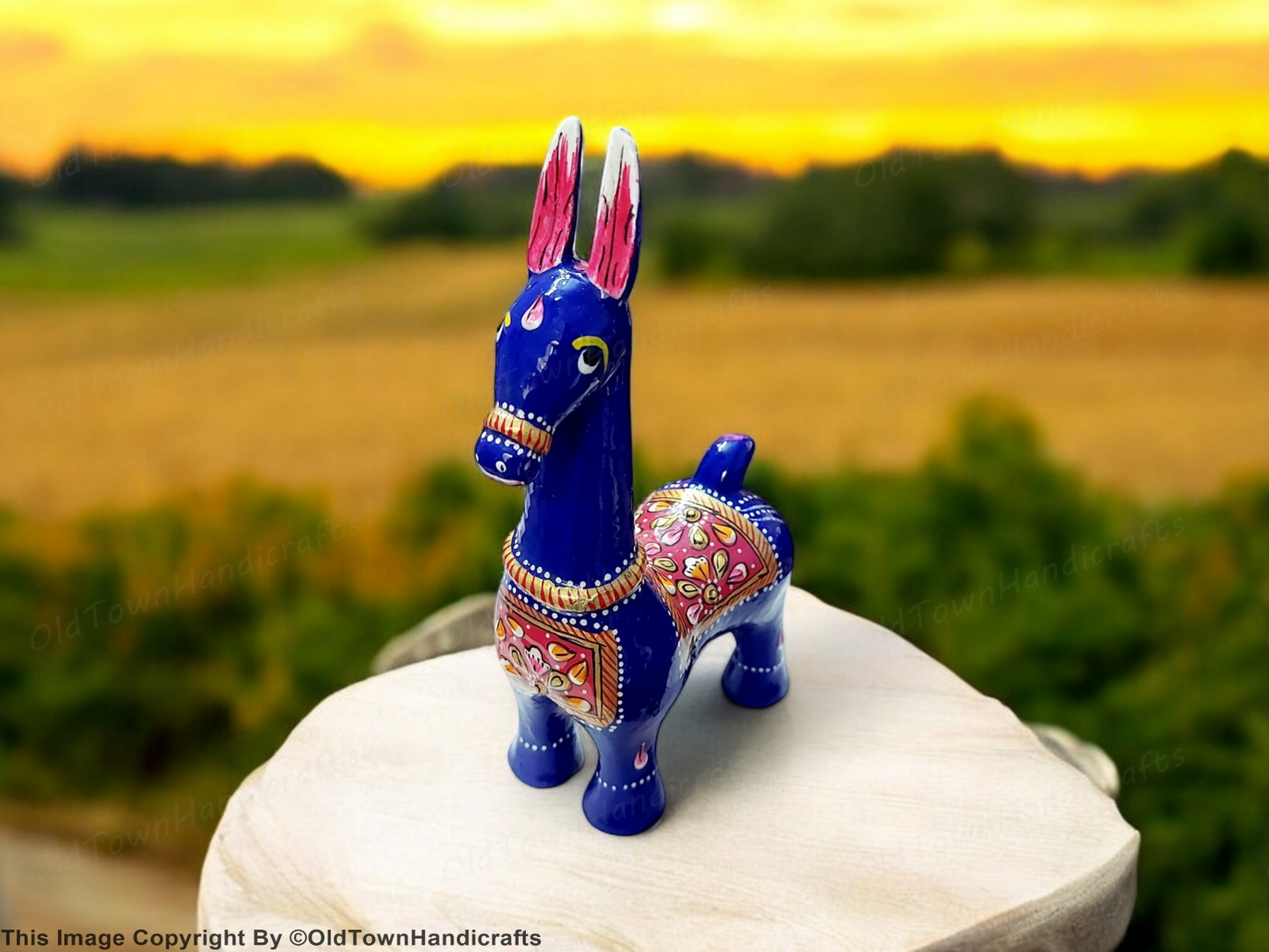 Handcrafted 3" Bankura Horse Statue Rajasthani Art Decor | Unique Gift for Home