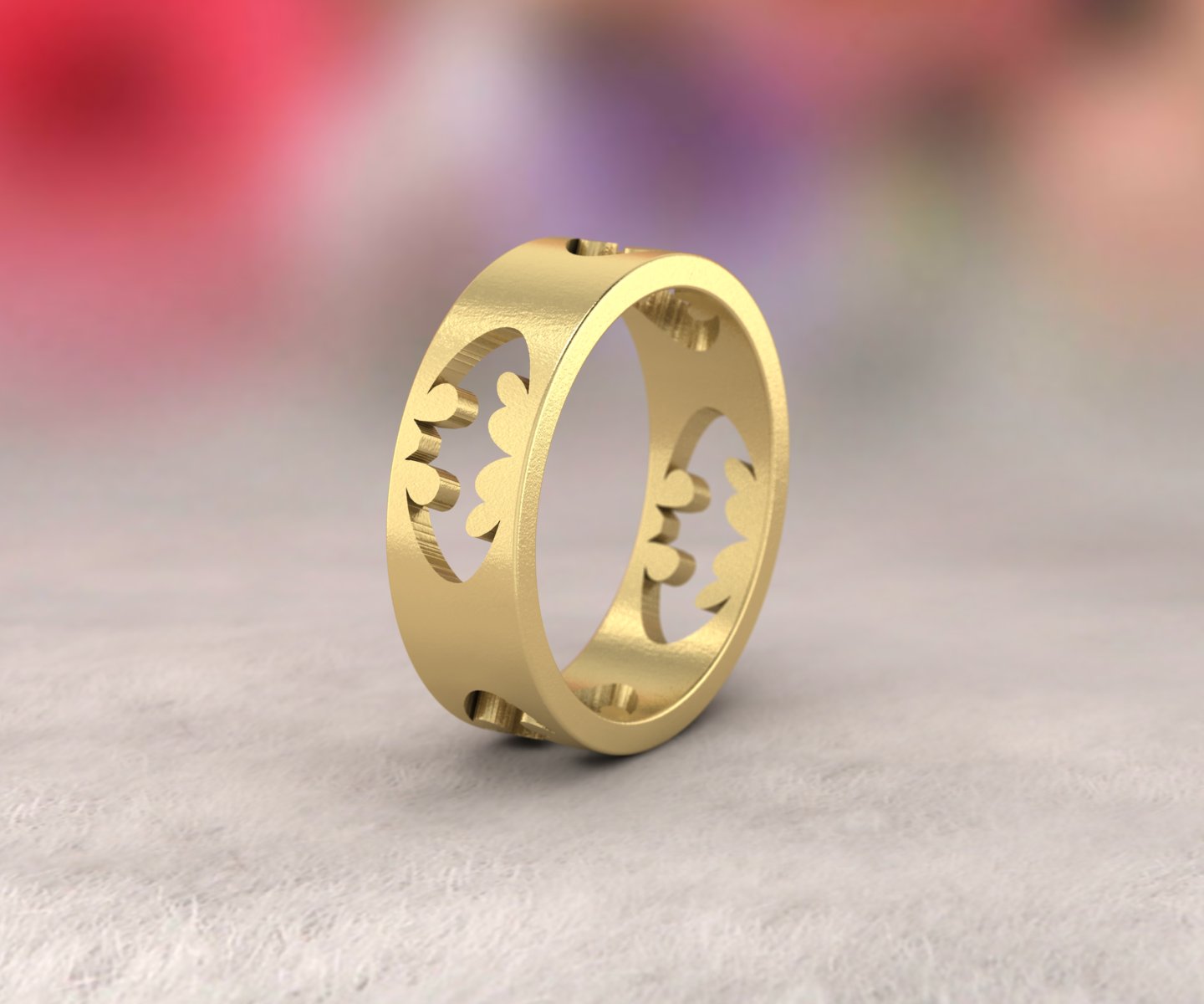 Men's wedding ring with a bat design, handcrafted in 925 sterling silver for a sleek look.
