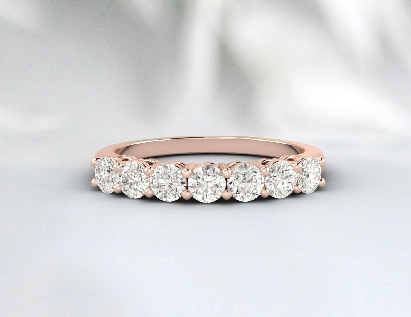 Round Moissanite Wedding Ring Bridal Ring Anniversary Promise Ring