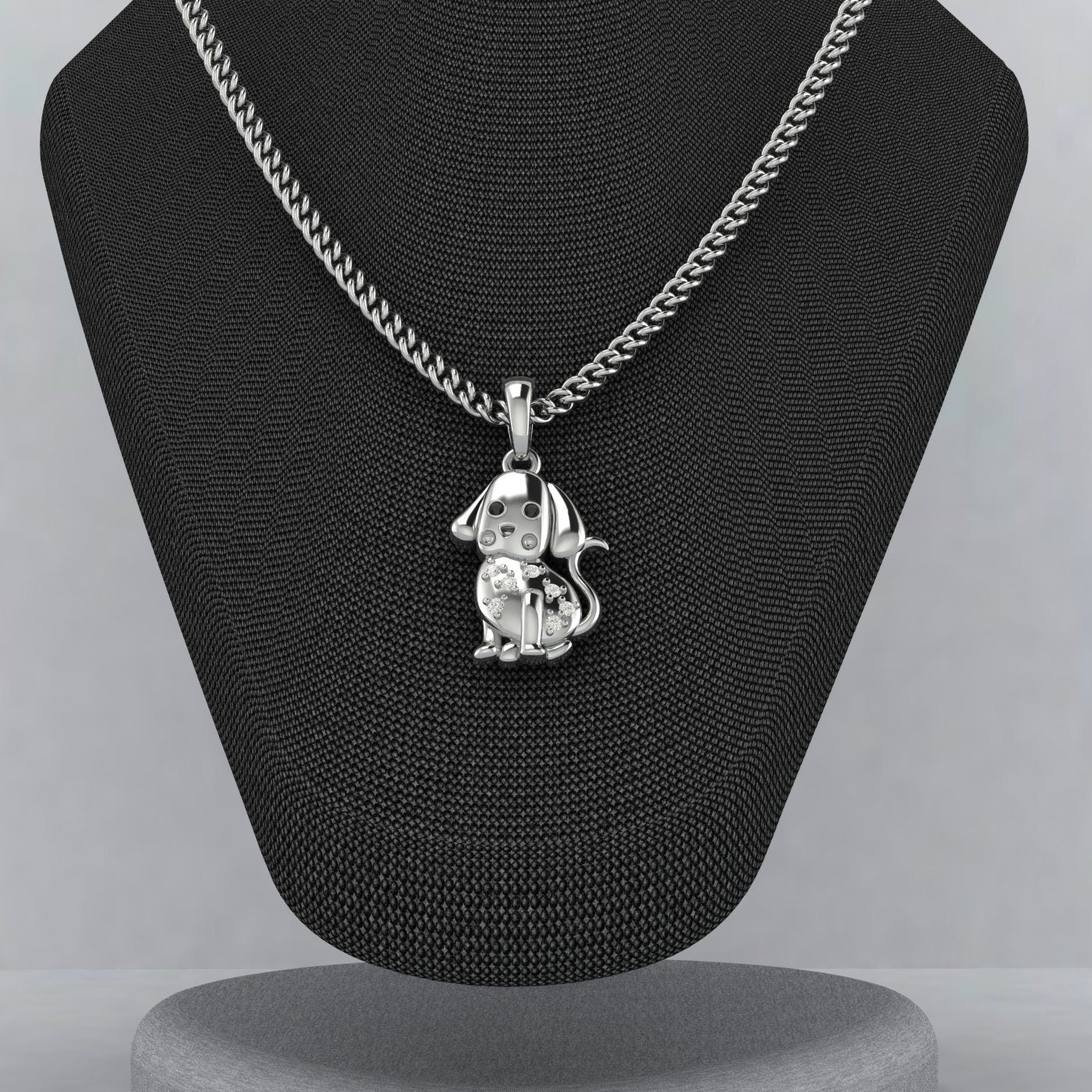 Labrador Style A Necklace - Engraving Pendant - Sterling Silver Jewelry - Gold Jewelry - Rose Gold Jewelry - Personalized Pet Dog Jewelry