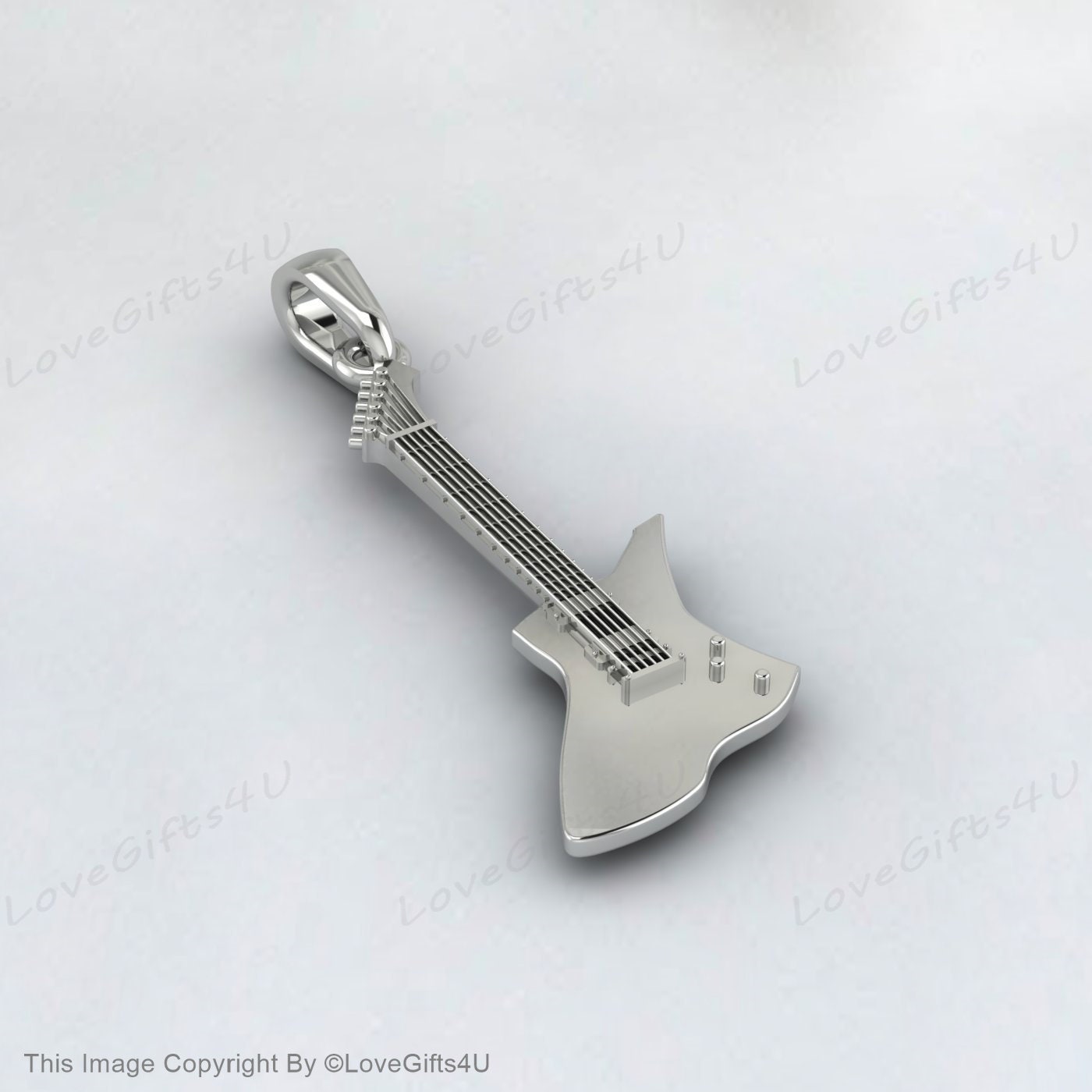 Personalisierte E-Gitarre Charm Halskette, Personalisierter Musikschmuck, Gitarrenspieler Geschenke, Geschenk für Musikliebhaber & Lehrer, Beste Freundin Halskette