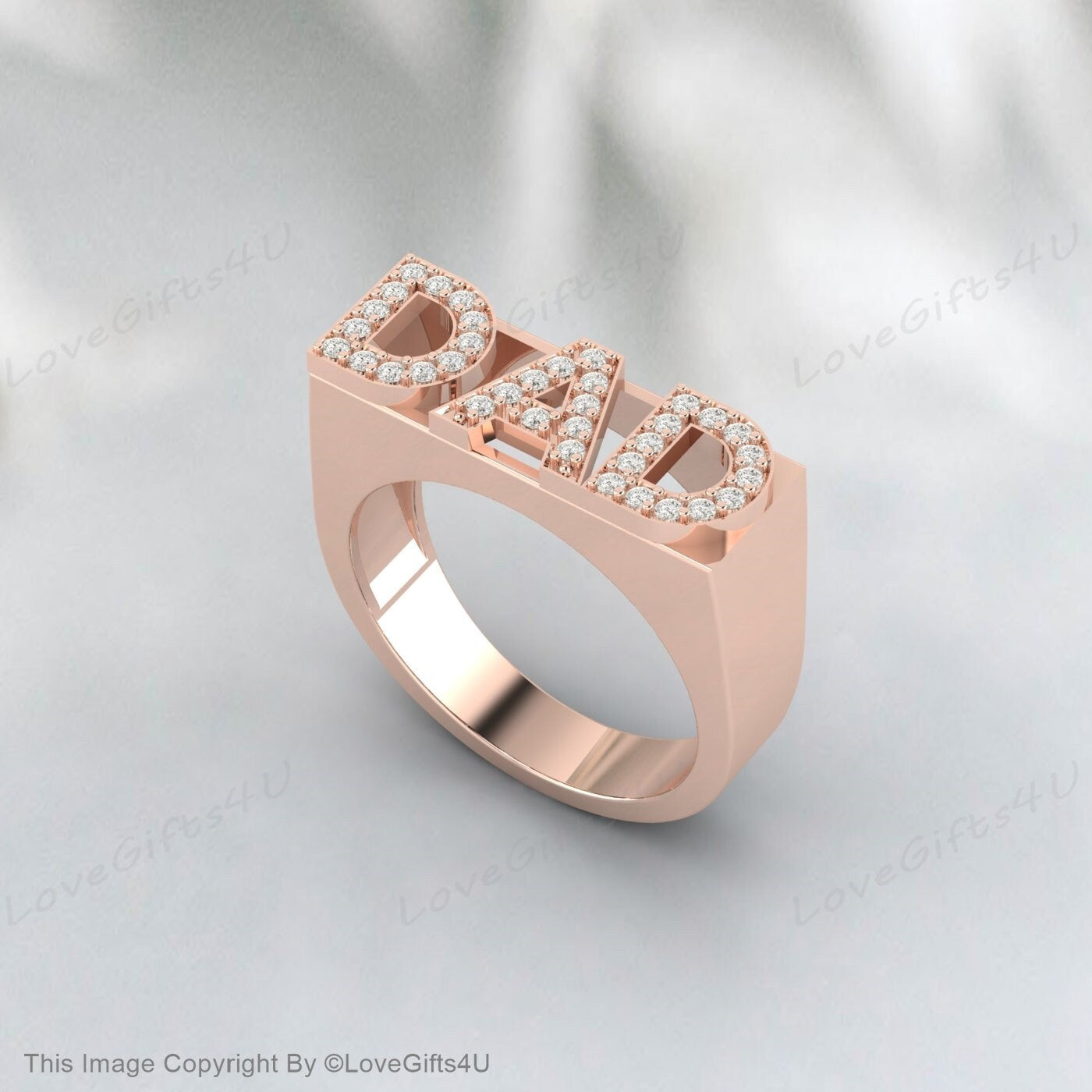 Bague de papa avec pierre de naissance, chevalière gravée pour papa, cadeau de fête des pères