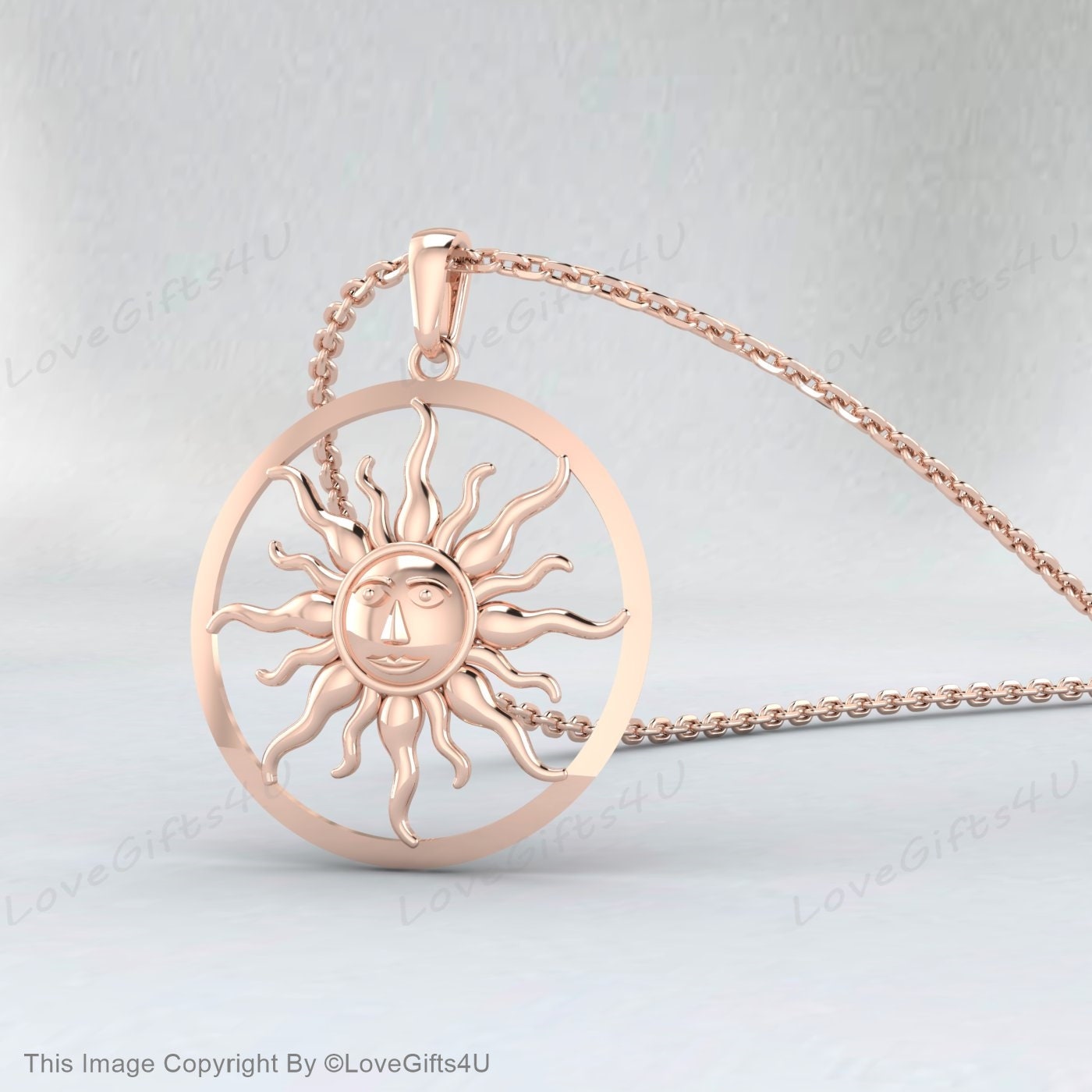 Minimalist Sun Necklaces for Women, 925K Silver Necklace, Summer Jewelry Sun Necklace, Sun Shine Gift, Best Friend Birthday Christmas