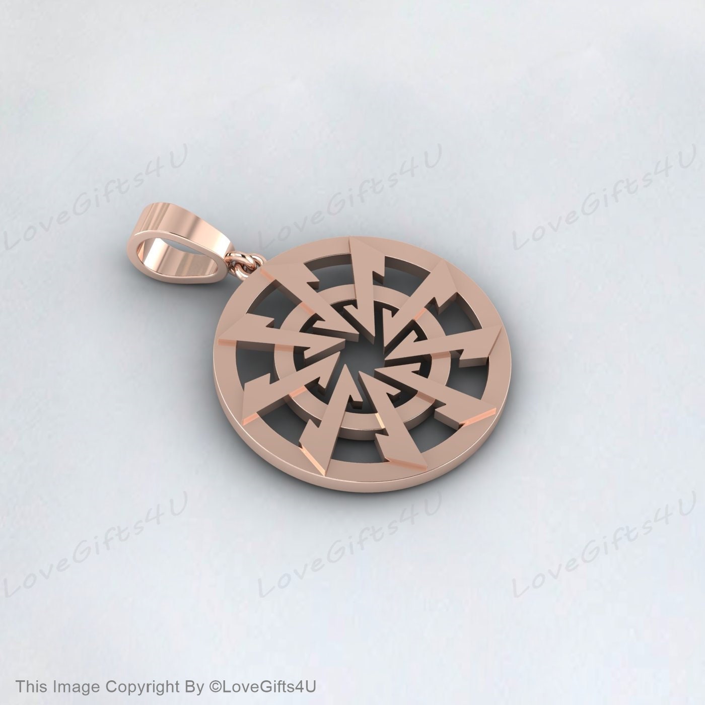 Handgemachte Halskette mit Anhänger aus Edelstahl für Wikinger, heidnisches Sonnenrad-Symbol, Odin, Medaillon, Wicca, schwarze Sonne, uraltes Symbol, bedruckter Ton