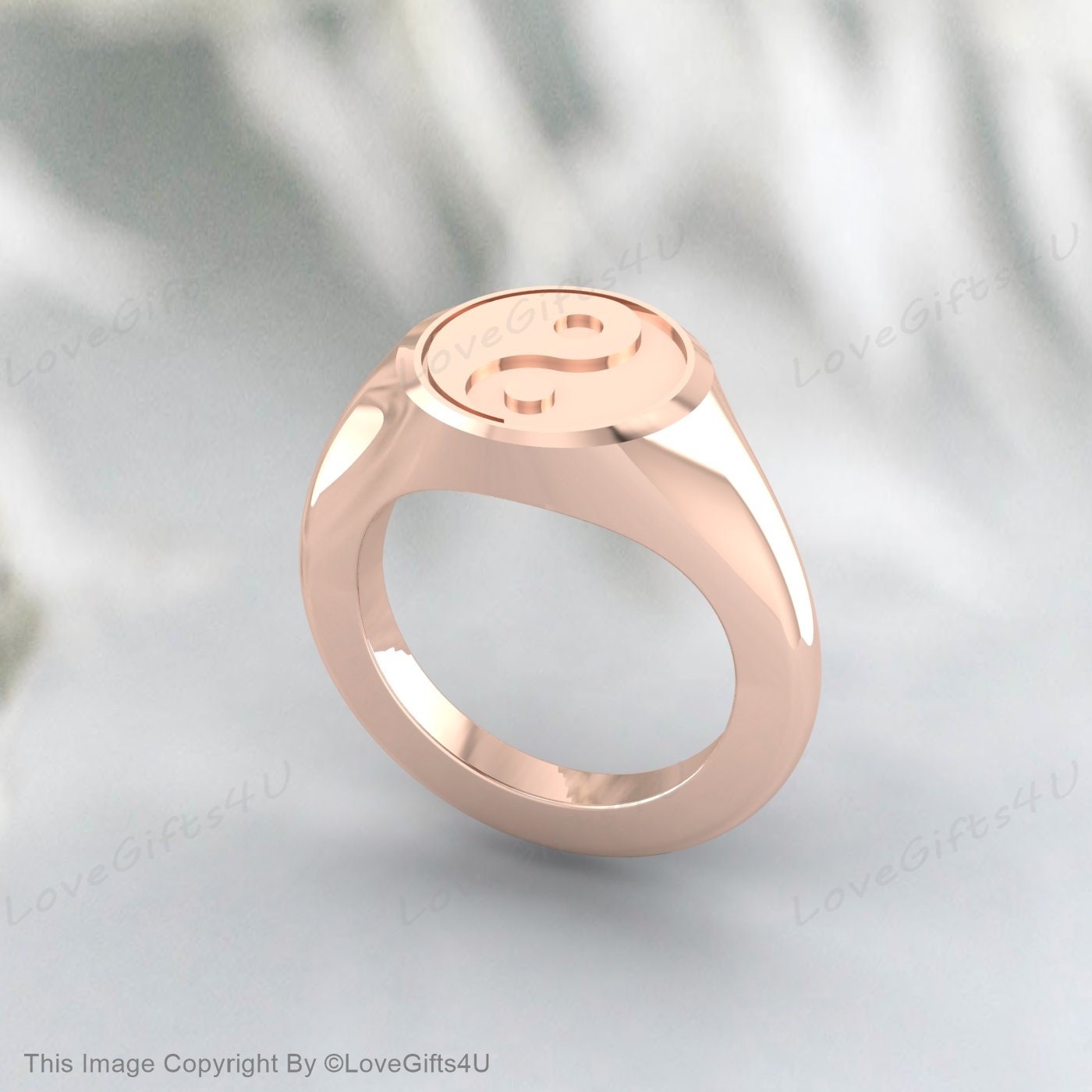 Yin Yang Ring, Sterling Silber Ring, Taoist Zen Spirit Schmuck, Mann Frau Ring, Balance Yoga Ring, Runder Signet Ring Unisex Ring