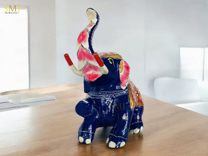 Appu Elephant Statue Beautiful Appu Elephant Metal Figurine Indian handicraft