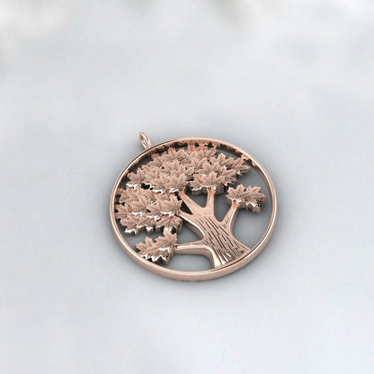 925 Silver Tree Of Life Couple Lovers Embraced Pendant Tree Of Life Necklace
