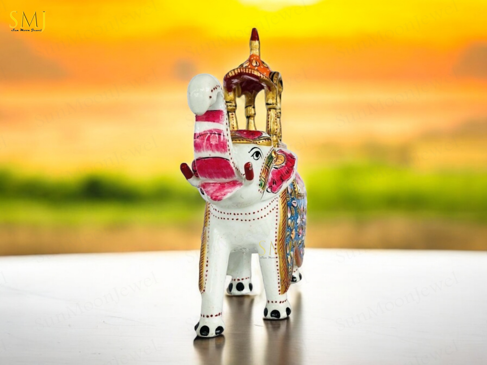 Ambabari Elephant Statue Ambabari Elephant Decorative Statue Handicraft Sculptur
