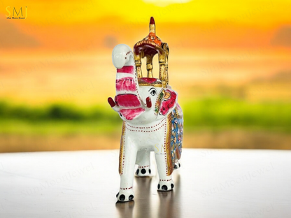 Ambabari Elephant Statue Ambabari Elephant Decorative Statue Handicraft Sculptur